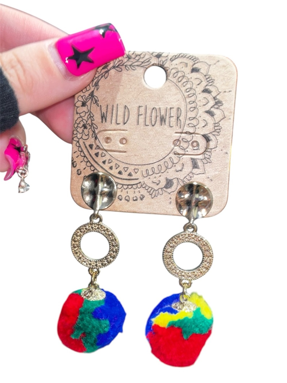 Bohemian Pom Pom Earrings